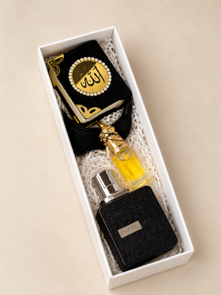 توزيعة مصحف قنينة عطر ومسك