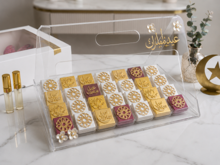 صندوق اكريليك شوكولاطه